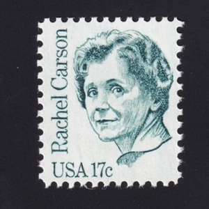 1857 17c Rachel Carson, Great Americans Issue, Overall Tagging, MNH - Picture 1 of 1