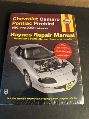 Chevrolet Camaro y Pontiac Firebird 1993-2002 Haynes manual de reparación 24017 Chevy Foto 1 de 4
