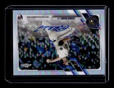 2021 Topps Chrome Update Autographs #CUSAPW Patrick Weigel Auto - NM-MT - Image 1 of 2