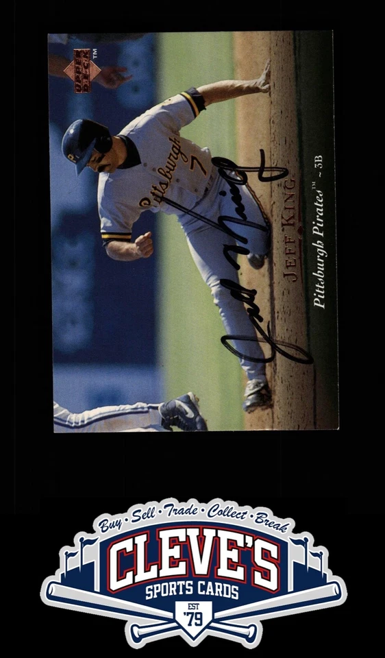 1995 UPPER DECK JEFF KING AUTO BECKETT AUTHENTICATED AUTOGRAPH PIRATES - Image 1 of 2