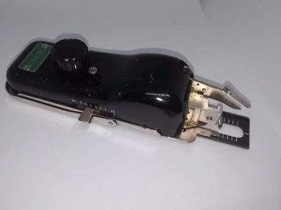 Vintage GRIEST Button Hole Maker Buttonholer in Black Low Shank USA Made - Image 1 of 4