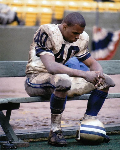 Chicago Bears GALE SAYERS Glossy 8x10 Photo Football Print Poster HOF 77 Cover