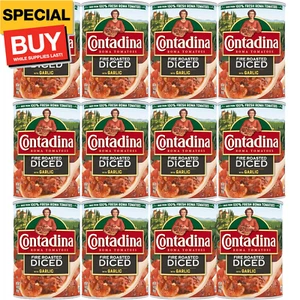 Fire Roasted Diced Tomatoes with Garlic, 12 pack of14.5 oz Can - Picture 1 of 8