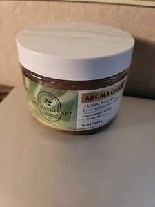 Bath & Body Works Aromatherapy Aroma Oasis Sandalwd Jojoba Oil 13 oz Sugar Scrub - Picture 1 of 4