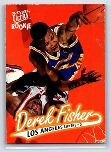 1996-97 Ultra #202 Derek Fisher Los Angeles Lakers RC - Picture 1 of 2