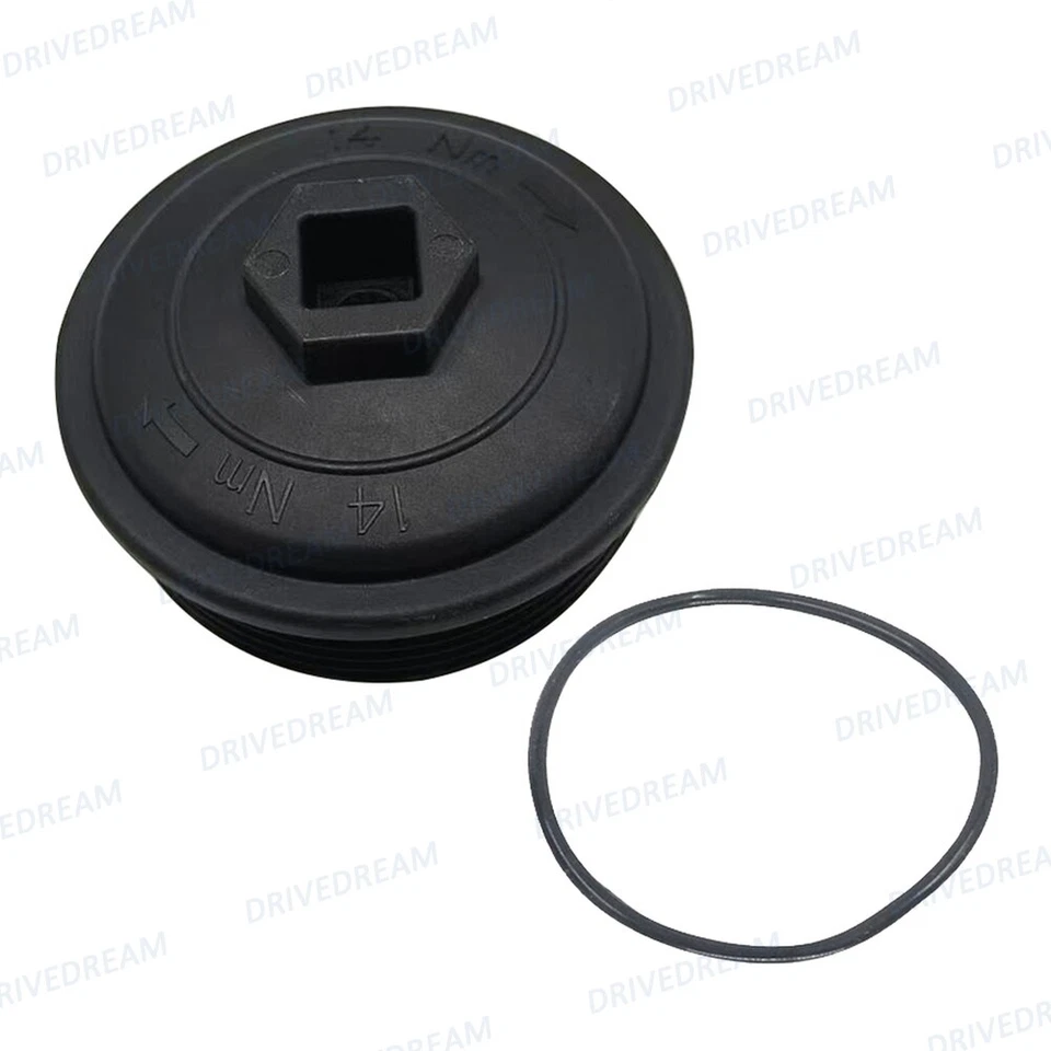For 2003-2007 Ford F250 F350 F450 F550 Super Duty 6.0L Fuel Filter Cap w/O-ring - Image 1 of 4