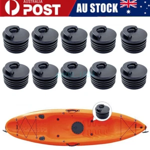 5X Rubber Marine Scupper Plugs Drain Holes Stopper Bungs for Kayak Canoe Boat - Picture 1 of 11