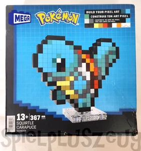 Mega Mattel Bausatz Pokémon Schiggy Pixel Art Bild Bauset Konstruktion - Bild 1 von 2