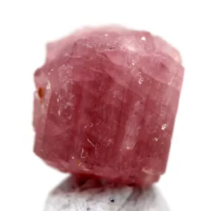 PINK TOURMALINE RUBELLITE Specimen Crystal Cluster Mineral CALIFORNIA w/ ID card - Picture 1 of 9