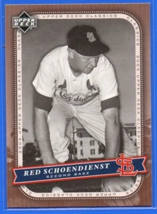 2005 Upper Deck Classics Red Schoendienst  #80 St Louis Cardinals - Picture 1 of 2