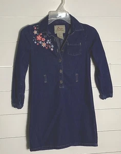 Arabella & Addison dress girls size 6 Blue Denim - Picture 1 of 7
