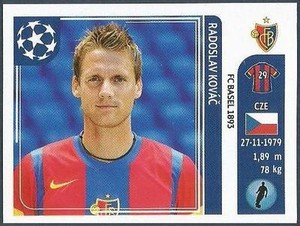 PANINI UEFA CHAMPIONS LEAGUE 2011-12- #179-BASEL-RADOSLAV KOVAC
