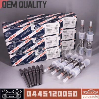 Juego de 6 inyectores de combustible diésel OEM para Cummins Dodge Ram 2500 3500 2007-2012 6,7 L Foto 1 de 4