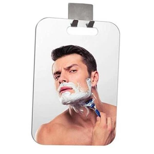 Fogless Shower Mirror (11inX7.48in), Anti-Fog Shower Mirror, Shower Makeup - Picture 1 of 8