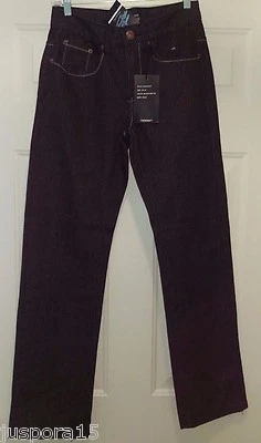 Pantalones de mezclilla Brooklyn Xpress para hombre talla 30 x 30 negros NUEVO Foto 1 de 3