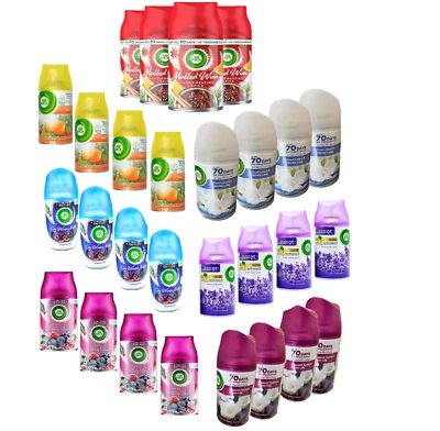 4 X AIR WICK FRESHMATIC AUTOMATIC SPRAY REFILLS AIR FRESHNER 250 ML - Image 1 of 2