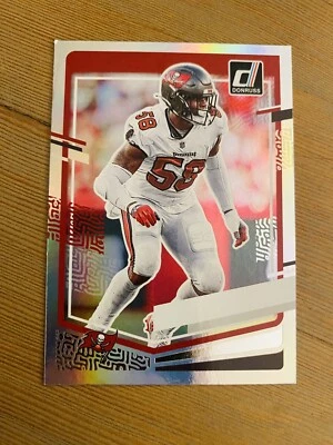 Shaquil Barrett 2023 Panini Donruss No Name Holo #281 Tampa Bay Buccaneers - Image 1 of 2