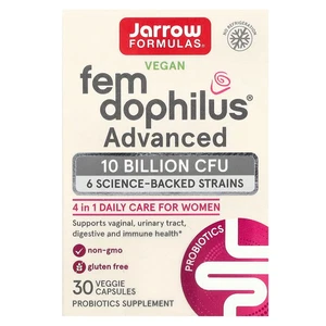 Jarrow Formulas, veganer Fem Dophilus, 10 Milliarden KBE (250 mg), 30 Kapseln, Ablaufdatum: 08/2027 - Bild 1 von 3