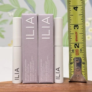 2x ILIA Limitless Lash Mascara - After Midnight Black 0,10oz / 3g EA Reisegröße - Bild 1 von 4
