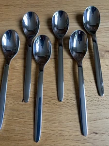 WMF Stamp Cromargan Acciaio Inox Posate 6 Cucchiaino 13,6 CM Mai Utilizzato - Foto 1 di 7