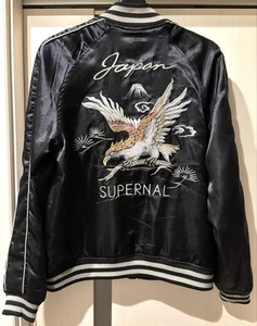 Sukajan, chaqueta de recuerdo, Mt. Ropa exterior Fuji, Eagle, bordado, Yokosuka - Imagen 1 de 14