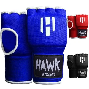 Hawk Padded Inner Gloves Training Gel Hand Wraps for Boxing Quick Wraps Men &... - Picture 1 of 7