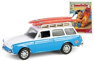 GREENLIGHT - VOLKSWAGEN Type 3 Squareback 1961 azul con tablas de surf en el ... - Imagen 1 de 1