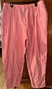 Bechamel Ladies Red Zip Up Pants With Pockets - Picture 1 of 10