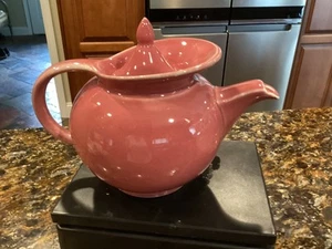 Vintage Hall Dusty Pink “Windshield” Teapot - Picture 1 of 6