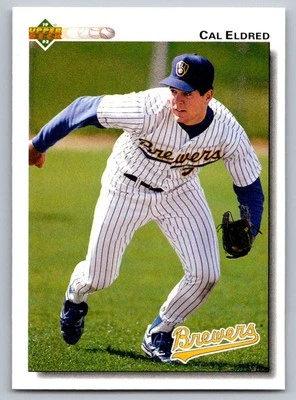1992 Upper Deck Cal Eldred Milwaukee Brewers #477 - Image 1 of 2