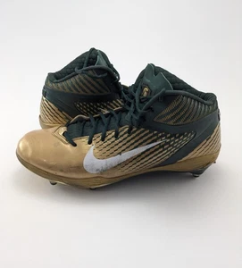 Scarpe da calcio uomo Nike Air Zoom Alpha Talon Michigan State oro verde taglia 15 - Foto 1 di 7