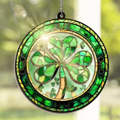 Christmas Irish Gifts for Women Men - Hanging Suncatcher 6 in Christmas Ornament - Image 1 of 4