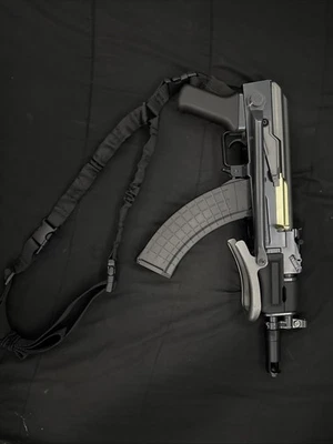 electric ak-47 micro draco airsoft gun - Image 1 of 2