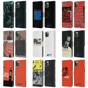 OFFICIAL BLUE NOTE RECORDS ALBUMS 2 LEATHER BOOK CASE FOR APPLE iPHONE PHONES - Picture 1 of 15