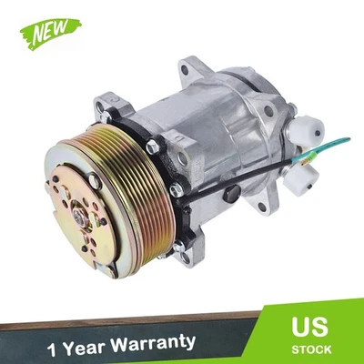 Compresor de aire acondicionado con embrague SD508 para Jeep Cherokee 1985-1987 2,1 L l4 8 piezas Foto 1 de 4