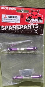 Redcat Racing 06048 Turnbuckle with Aluminum Rod Ends, Purple 2pcs 06048 PURPLE - Picture 1 of 4