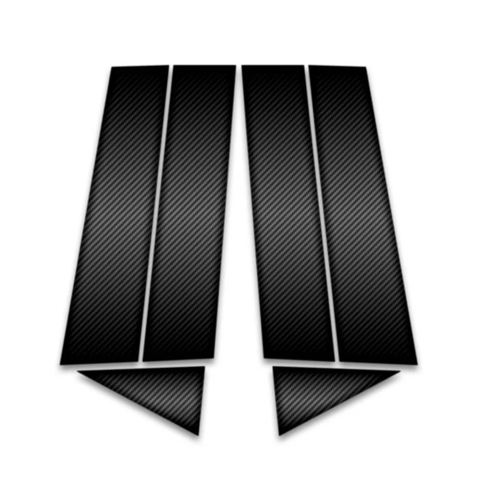 6pc Carbon Fiber Pillar Post Trim fits 2007-2012 Mazda CX-7 - Image 1 of 1