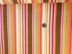 Fabric Amy Butler Ginger Bliss Striped Brown Free Spirit 100% Cotton, 1 yard - Picture 1 of 1