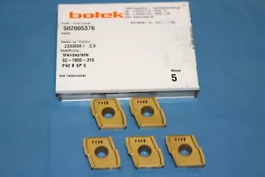 5 piastre di perforazione Botek 502005376 piastre di tornitura piastre di taglio reversibili 02-1800-310 - Foto 1 di 6