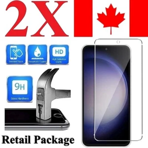 (LOT DE 2) Protection d'écran Premium pour Samsung Galaxy S23 FE - Photo 1 sur 7