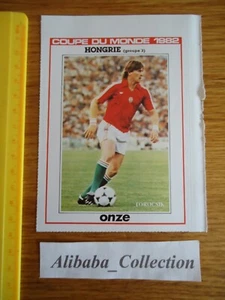 KARTENBLATT ELF SPANIEN 82 SPANIEN 1982 FUSSBALL ** TOROCSIK UNGARN WORLD CUP - Bild 1 von 2