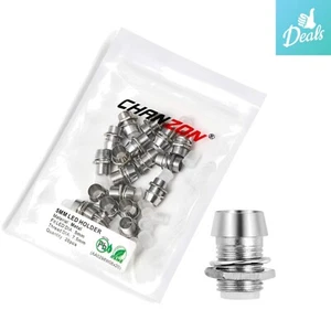 20pcs Metal LED Holder for 5mm Diode Lights - Secure Screw-on Ring - Pack of 20 - Picture 1 of 4