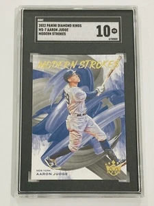 2022 Panini Diamond Kings #MS-7 Aaron Judge Modern Strokes SGC 10 Gem Mint - Picture 1 of 2