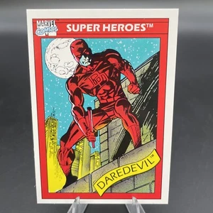 1990 Impel Marvel Universe Series 1 #4 DAREDEVIL FREE SHIPPING - Picture 1 of 2