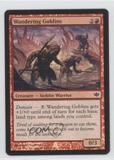 2009 Magic: The Gathering - Conflux Foil Wandering Goblins #76 1i3