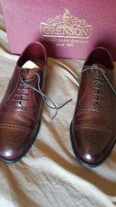 Grenson quality men's shoes, size 6.5, Claret - Picture 1 of 6