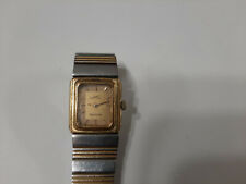 Eberhard Manhattan Royal Quartz vintage orologio donna rettangolare 18,5 mm