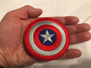 "Parche gancho/Lp bordado Superhero American Shield 3""" - Imagen 1 de 7