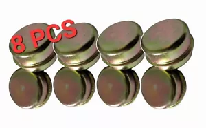 8pcs - Trailer 1.98" Grease Cover Dust Cap To Fit 2,500 Lb/3,500 lb Axle Hub - Picture 1 of 3