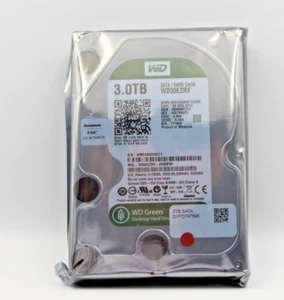 Western Digital WD Green 3TB 3.5" Internal Hard Drive – HD30EZRX – SATA - NEW - Afbeelding 1 van 6